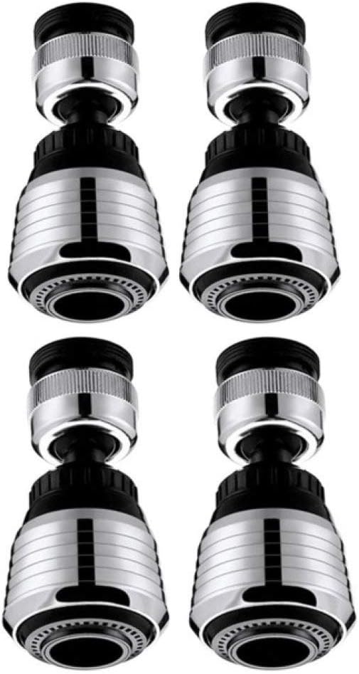 2pcs 360 Degree Rotating Tap Bubbler Filter Net Faucet Aerator Connector Nozzle Diffuser Convertor Faucet Bubbler Kitchen Tools,4pcs,as Shown