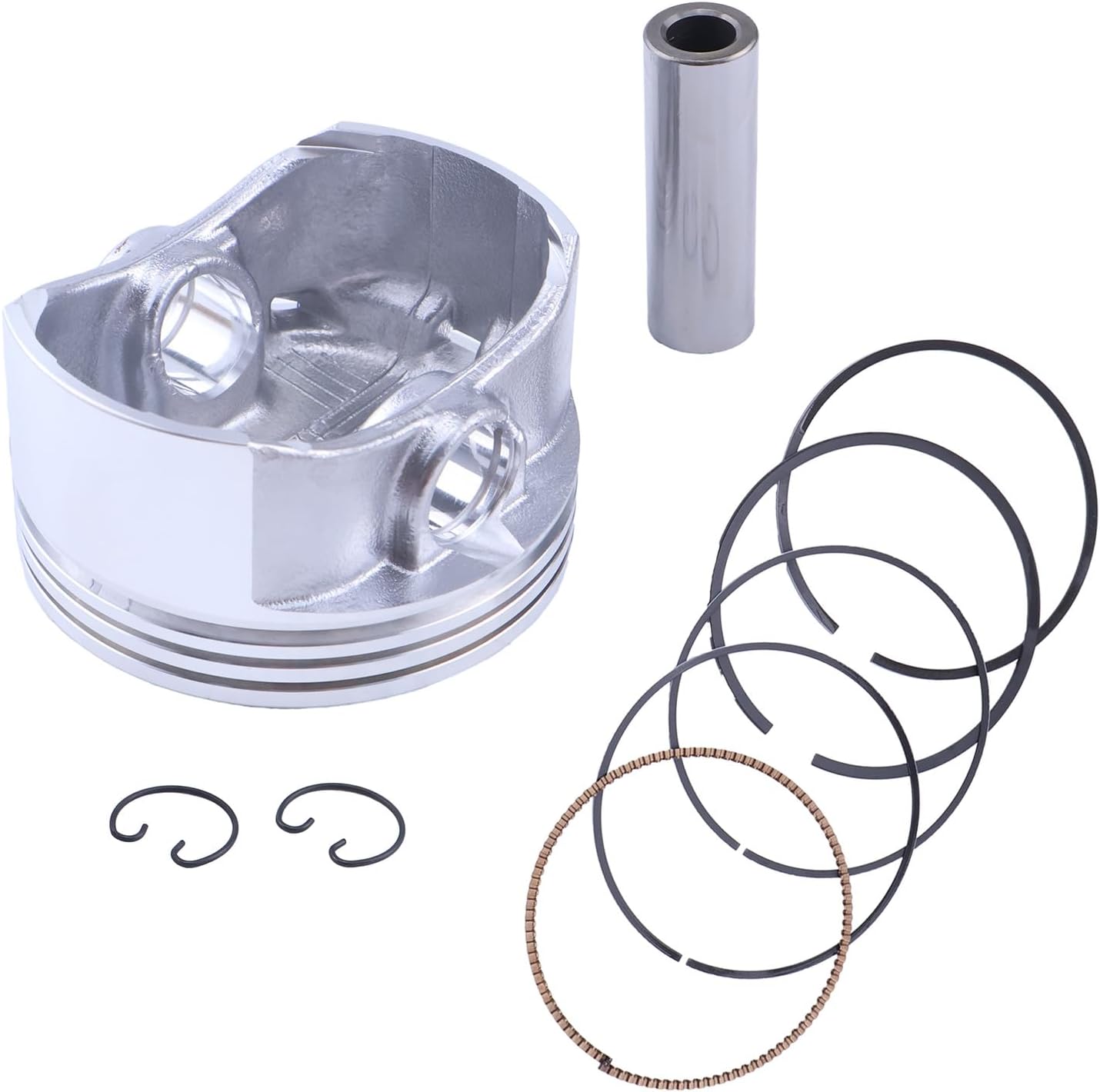 13001-6004 13001-0835 Piston 13008-0569 Rings Compatible with Kawasaki FR651V FR691V FR730V FS651V FS691V FS730V