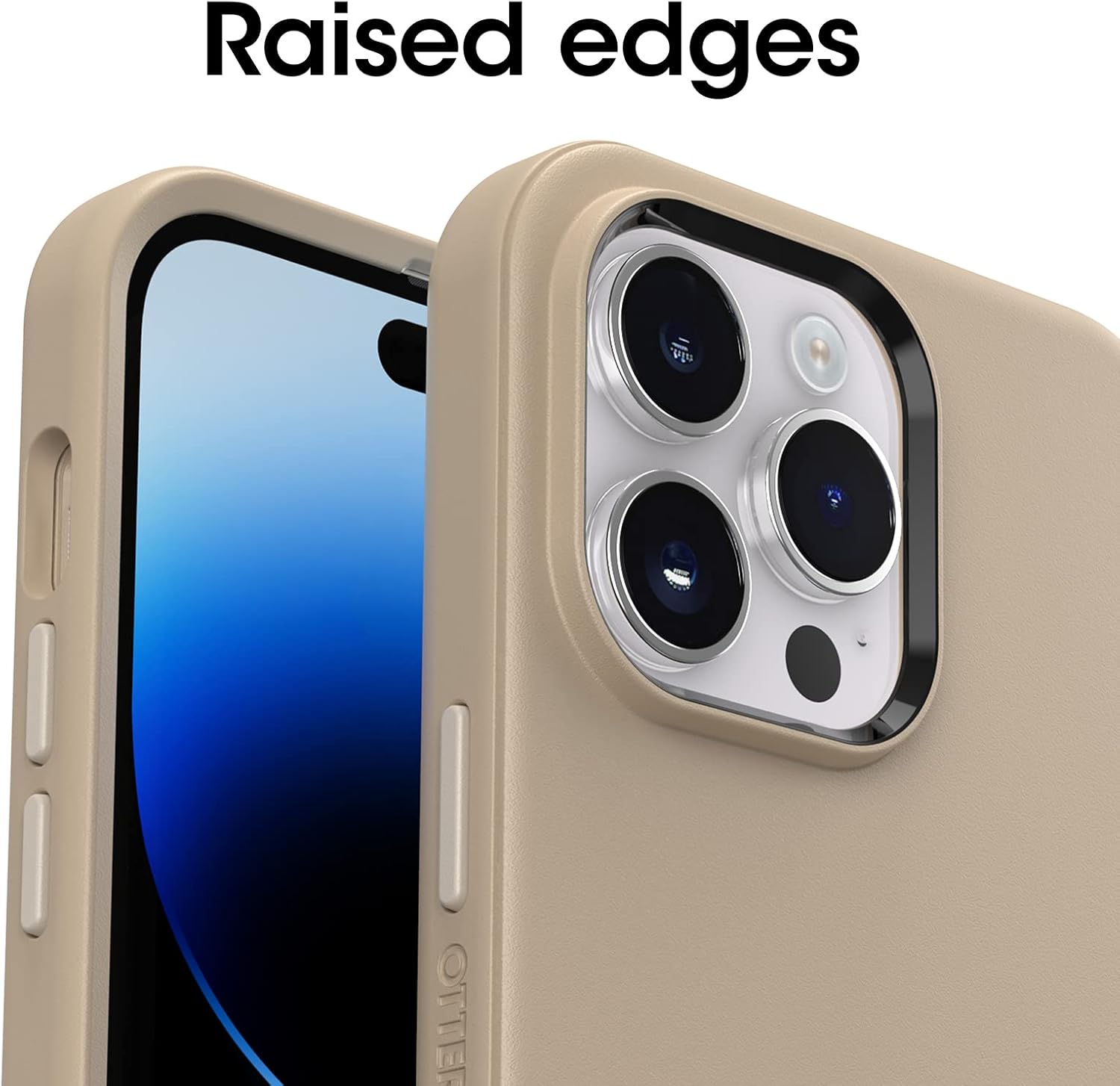OtterBox iPhone 14 Pro Max (ONLY) Symmetry Series Case - Dont Even CHAI (Brown), Ultra-Sleek, Wireless Charging Compatible, Raised Edges Protect Camera & Screen
