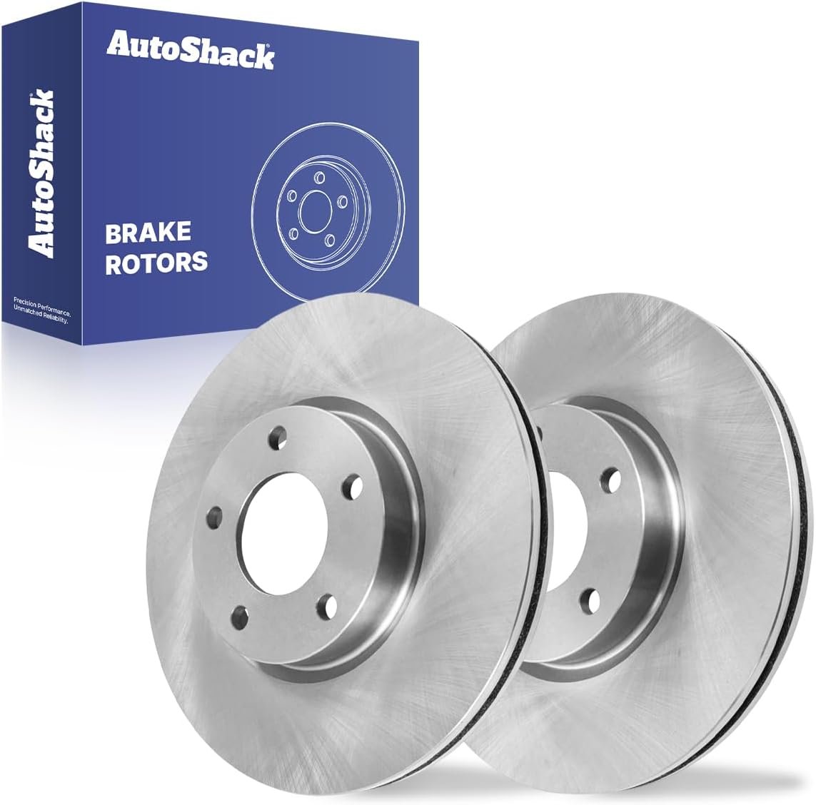 AutoShack Front Vented Brake Rotors 2-PC Set Replacement for 2004-2013 Mazda 3 2012-2017 Mazda 5 11.81" (299.9 mm)