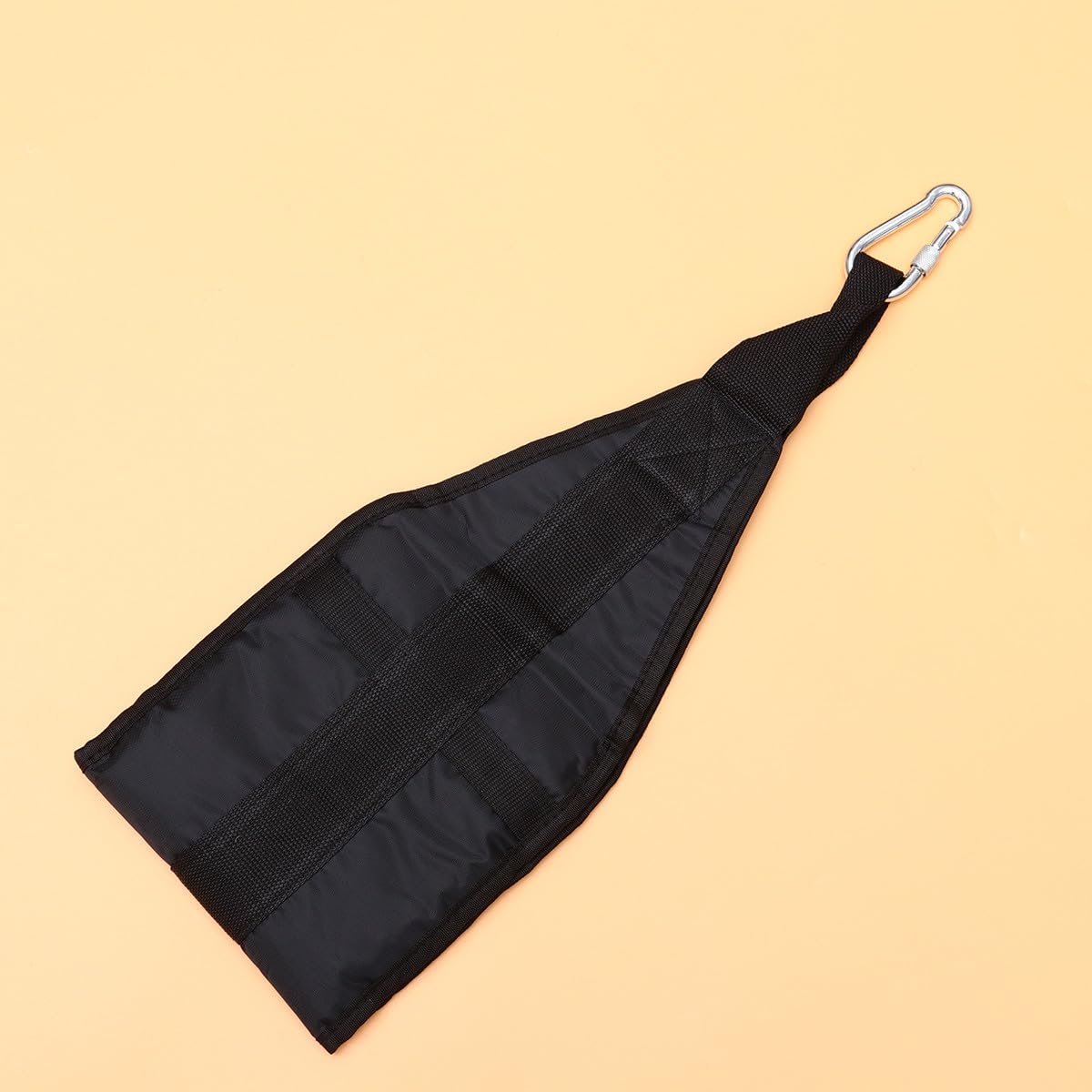 Sling Straps Trainingsgürtel aus Strapazierfähigem Nylon mit Edelstahlhaken Bauchmuskel Trainingsgurt zum Aufhängen an Klimmzugstangen Schwarz für Krafttraining und Muskelaufbau