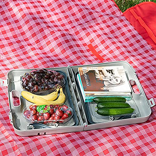 Table de camping portable idéale pour vos repas sur la plage