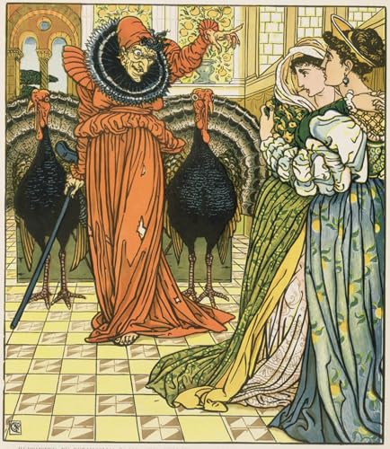 Affiche de Peinture Walter Crane Toile Décoration Salon Grand Format