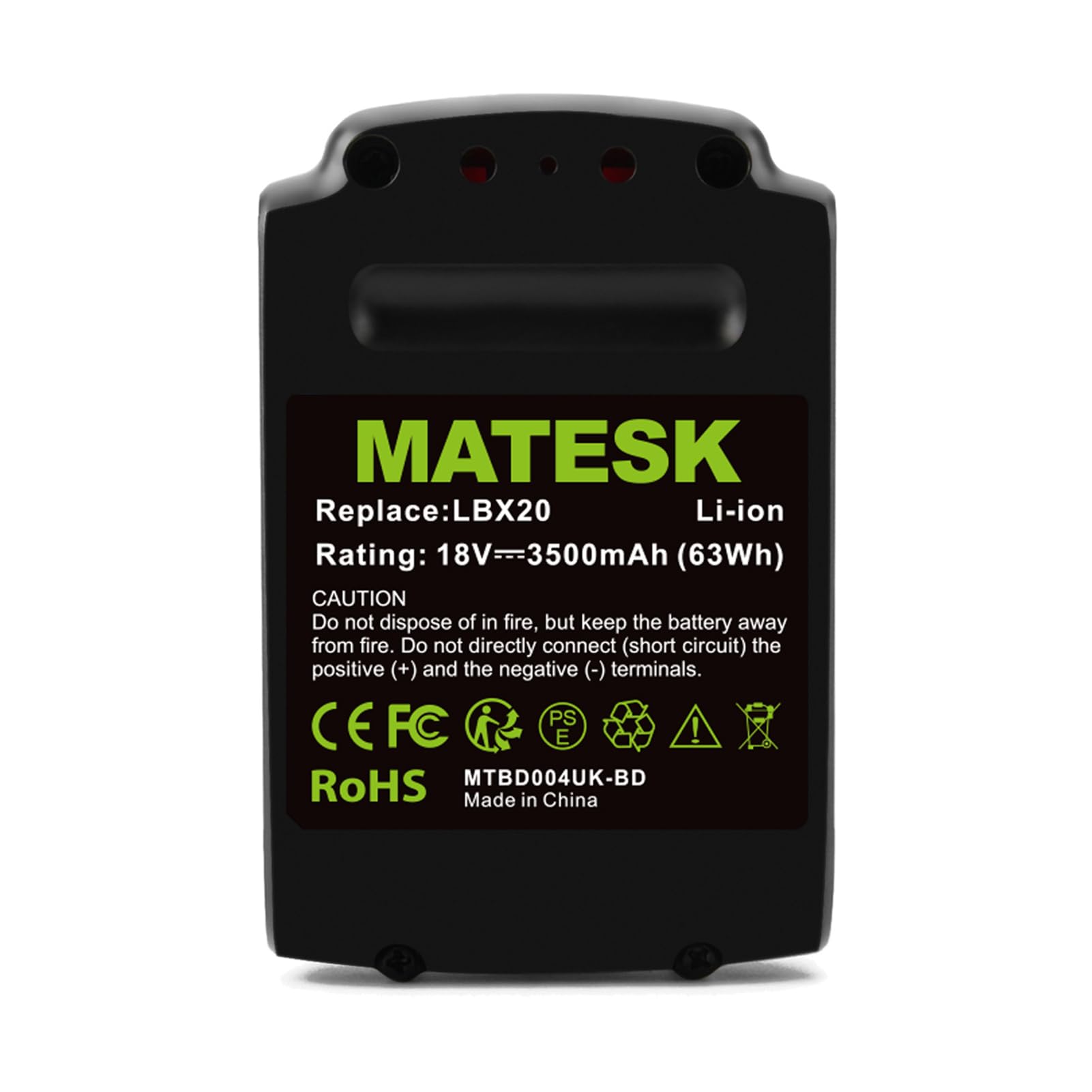 Batterie 18V 3500mAh compatible avec Black&Decker LBX20 LBXR20 LST220 ASL186K ASL188K ASL188KB CHH2220 EPL188KB LDX120C LDX120SB LGC120 LHT2220 LST120 LST22. 0 LSW20 SSL20SB