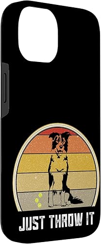 Miniatura 6 de Funda para iPhone 15 Pro Max Just Throw It Border Collie para hombres