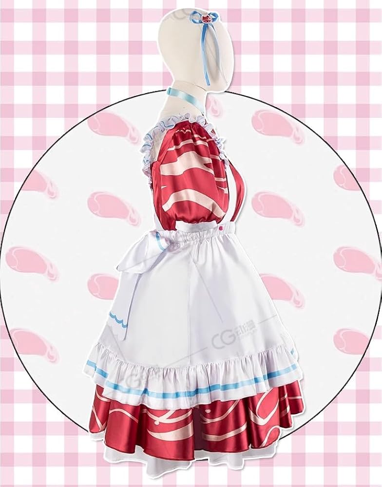 Amazon.co.jp: [ワンワンワン] vtuber 赤見かるび コスプレ衣装