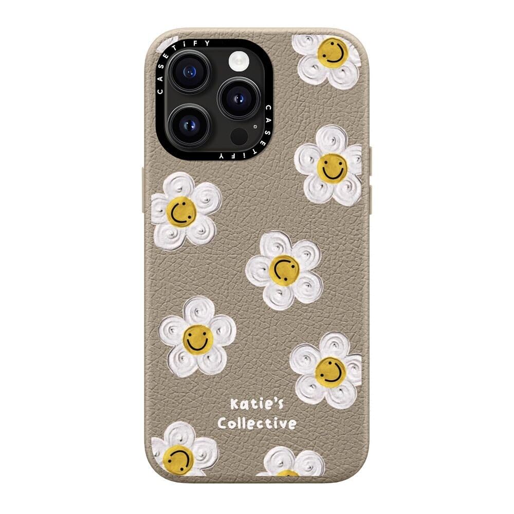CASETiFY コンパクト iPhone15Pro ケース Flower 黒花 Casetify Impact Case Black iPhone 15 PRO Max Bright Spring