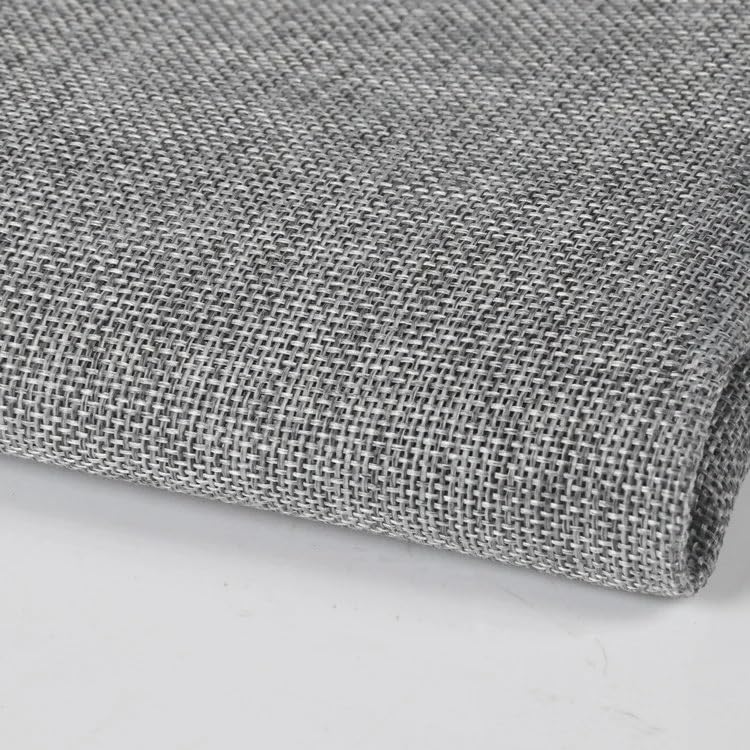 Speaker Grill Cloth Linen Speakers Fabric Protective Dustproof Mesh Cloth Stereo Fabric Replacement for Media Cabinet KTV Boxes(Gray)