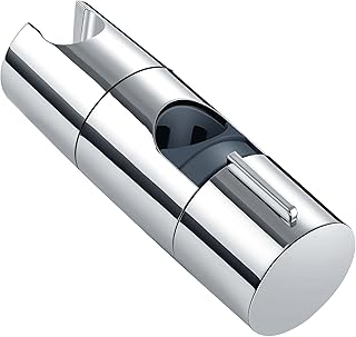 Shower Head Holder, Joyoldelf 19-25 MM Detachable Shower Holder Bracket, Adjustable Chrome Plated Shower Head Holders Replacement for Shower Head