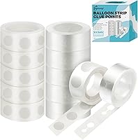 Vista 9 de 1000 Piezas Puntos de Pegamento Transparentes para Globos Adhesivo Removible Puntos Adhesivos de Doble Cara Cinta de Puntos de Pegamento para Globos