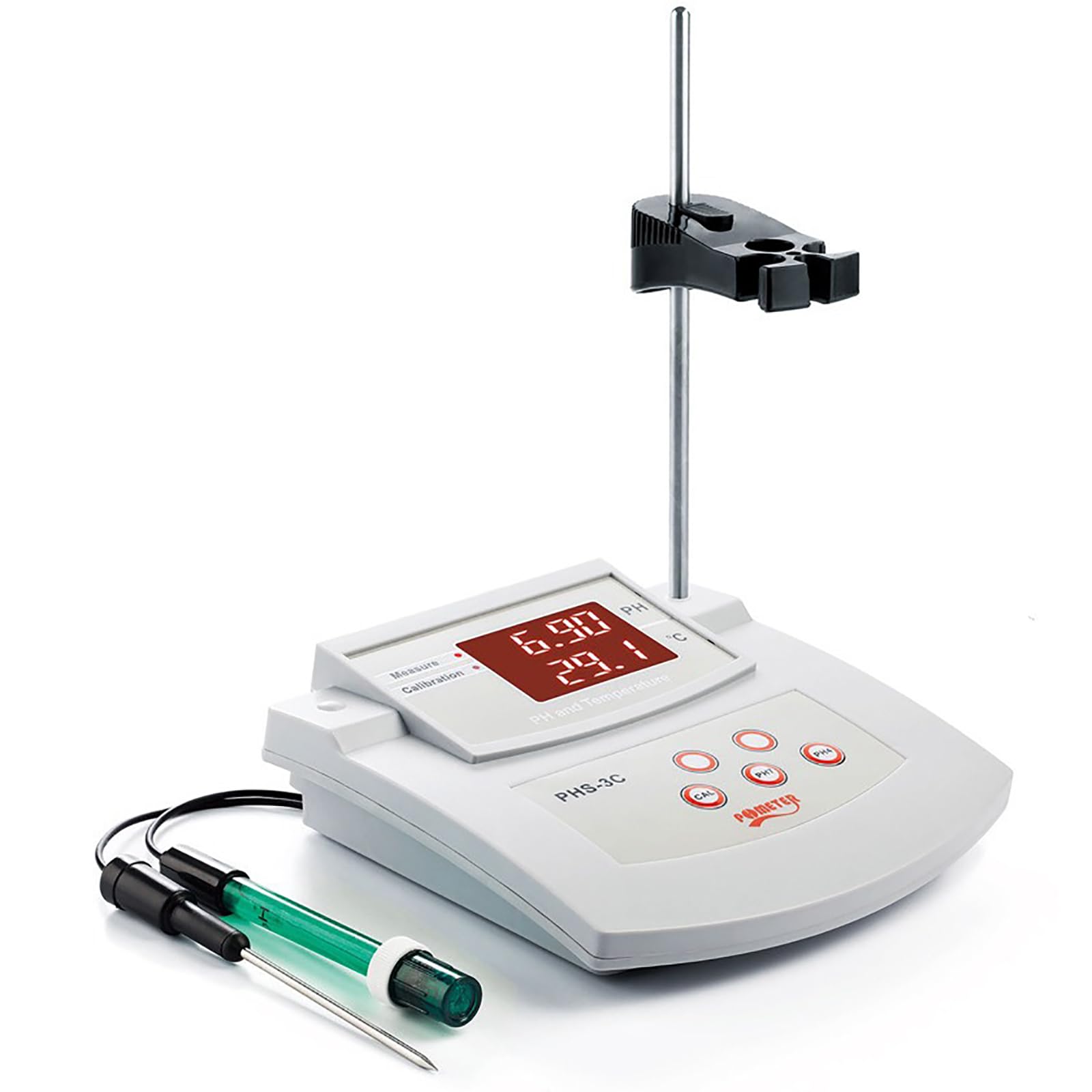 Medidor De PH De Laboratorio De Escritorio, Medidor De PH Profesional, ± 0.01 PH Precisión Y Electrodos De PH/Temp 2, 2 Puntos De Calibración Automática