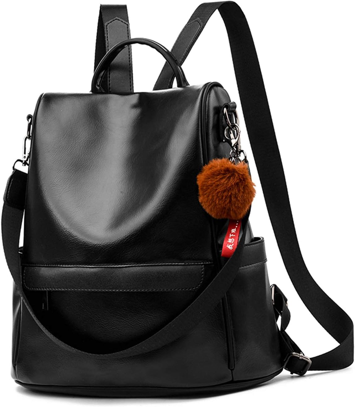 Women Backpack Purse PU Leather Anti-Theft Casual Satchel Shoulder Bag for Ladies
