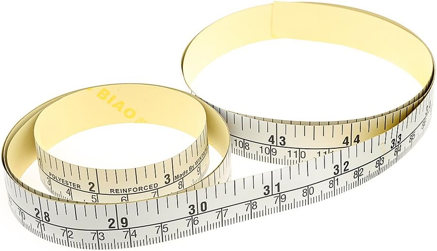 - Workbench Ruler Adhesive Backed Tape Measure 60inch 152cm (Left to Right - Inch/cm)