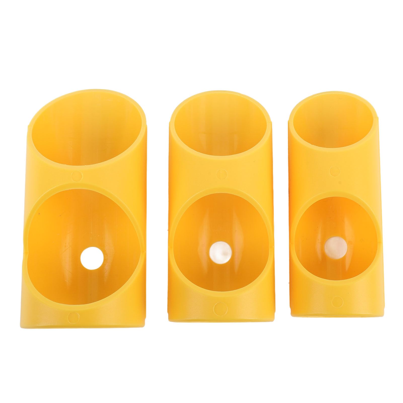 Tagliatubi in Schiuma ABS 3 Pezzi Guida Taglio Isolamento con Contrassegni Allineamento per Tubi Giallo