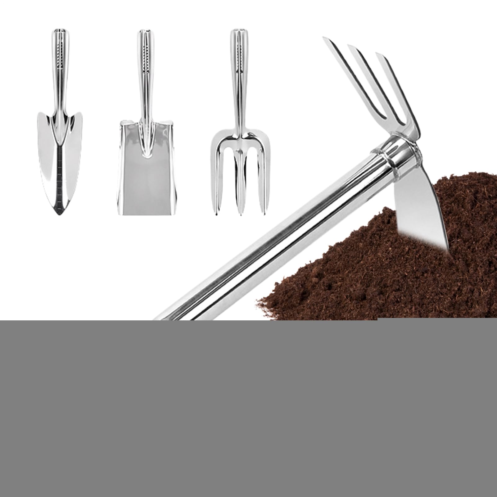 Juego De Herramientas De Jardinería 4 Piezas De Acero Inoxidable Equipo De | Y Pala De Mano Para Jardín Para Mujeres Hombres Personas Mayores Entusiastas Jardineros Patio Césped