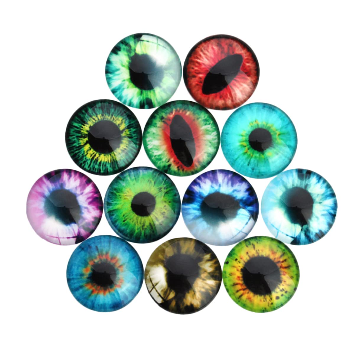Anneome Ojos De Peluche Autoadhesivos Ojos Falsos De Simulación 18mm 100pcs/set Decoración De Juguetes