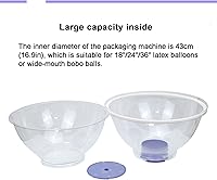 Vista 3 de Máquina de relleno de globos, expansor de globos con bomba de globos para ramo de rosas de globos, boda, Navidad, fiesta de cumpleaños, regalo