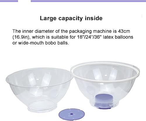 Miniatura 4 de Relleno de globos morados con bomba y alicates, alicates acampanados para ramo de globos, boda, cumpleaños, decoración de fiesta de Navidad