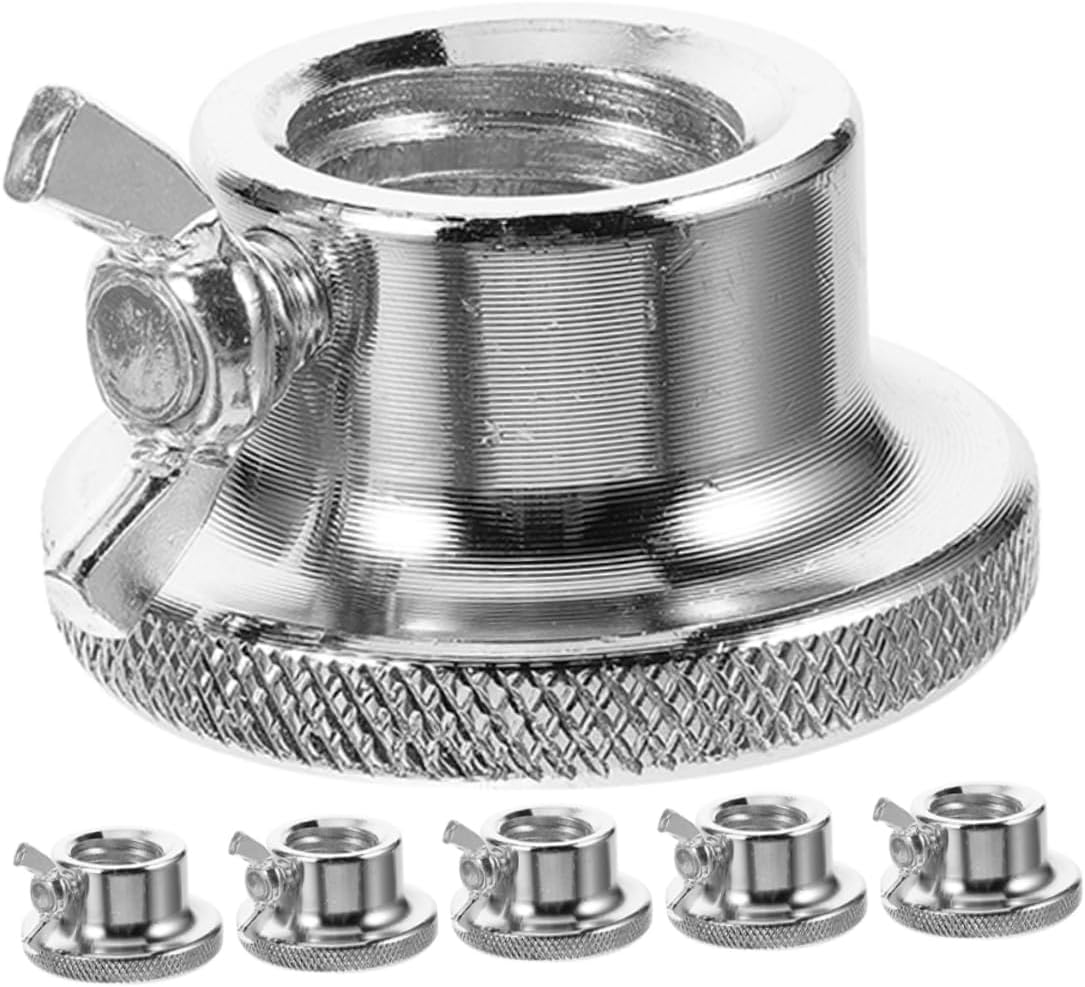 HANABASS 6pcs Barbell Locking Nuts - Dumbbell Security Collars for Weight Stability Design for Gym and Home Use