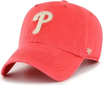 '47 MLB Perfect Game Primary Logo Clean Up Adjustable Hat Cap, Adult One Size
