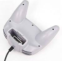 Vista 5 de KIWITATA Retro N64 Mini Controller, Mini N64 Wired Remote Game Pad Upgraded Joystick Controller for Classic N64 Video Console (Gray)