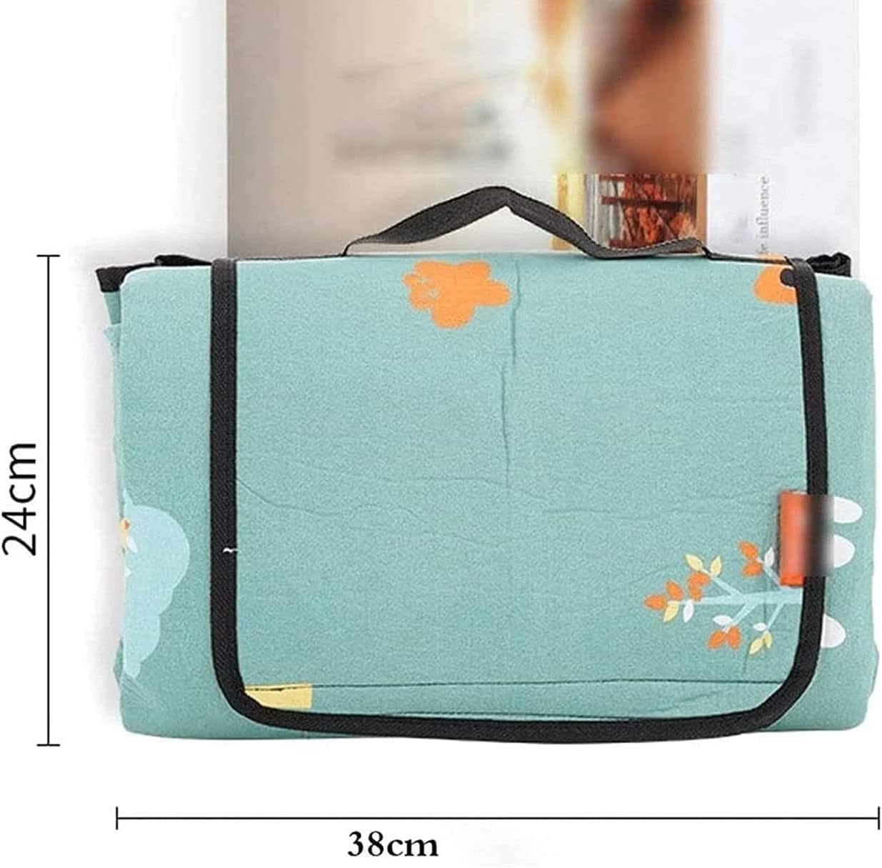 Picnic Blankets, Camping Mat, Outdoor Picnic Mat, Waterproof Foldable Outdoor Beach Blanket, 3-Layer Picnic Mat for Camping, Hiking, Travel, Park, Concerts