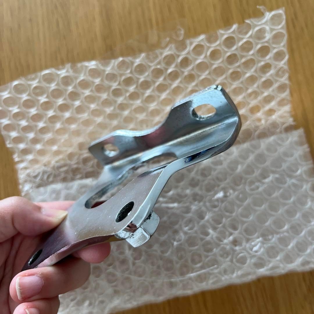 5番 CB400F マフラーブラケット 取付ステイ メッキ