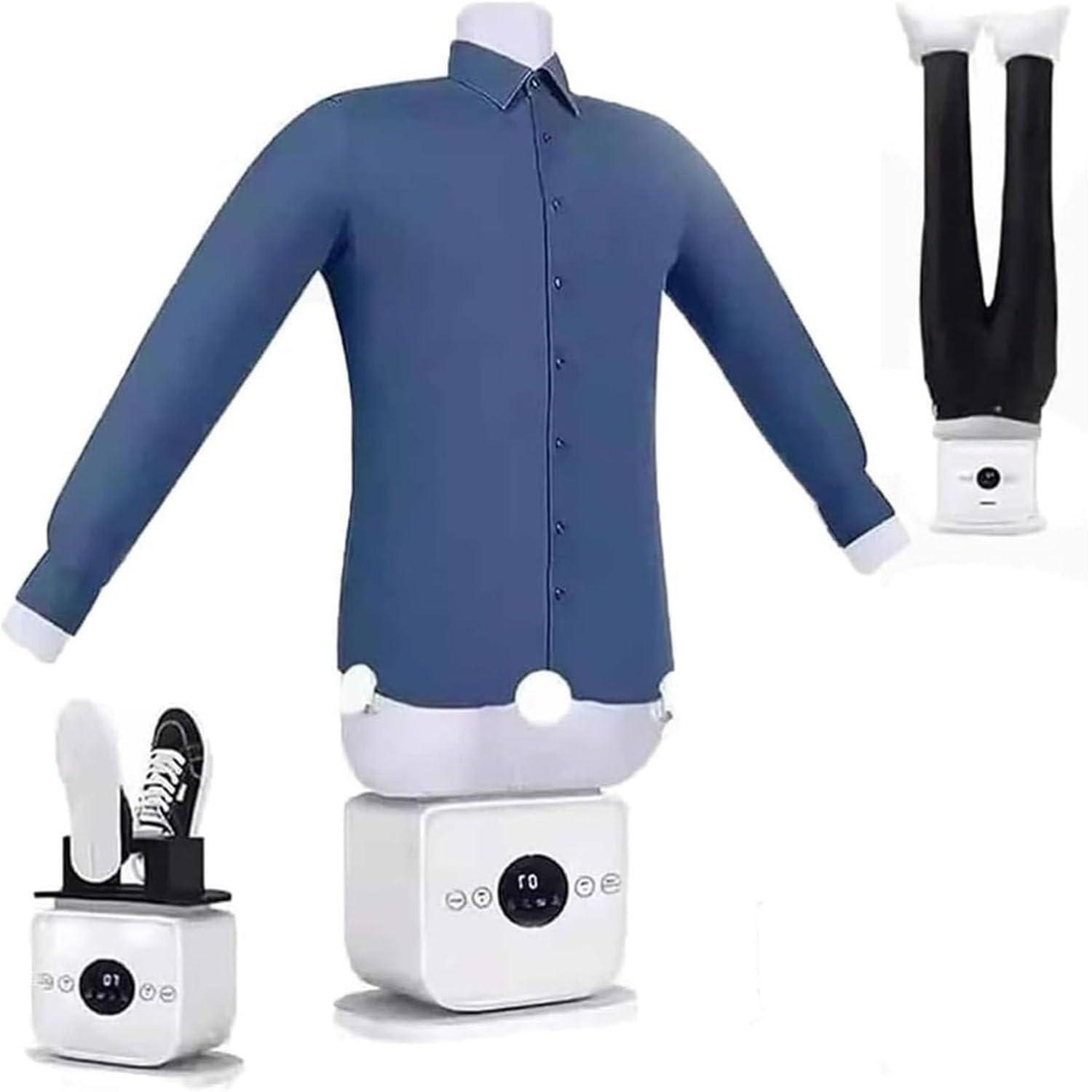 Generisch Automatisches Dampfbügeleisen mit Einstellbarer Zeit und Temperatur, 109 Poren, integriertem Aromatherapie-Tank für Hemden, Hosen und Schuhe - Professionelle Handbügelmaschine (D)