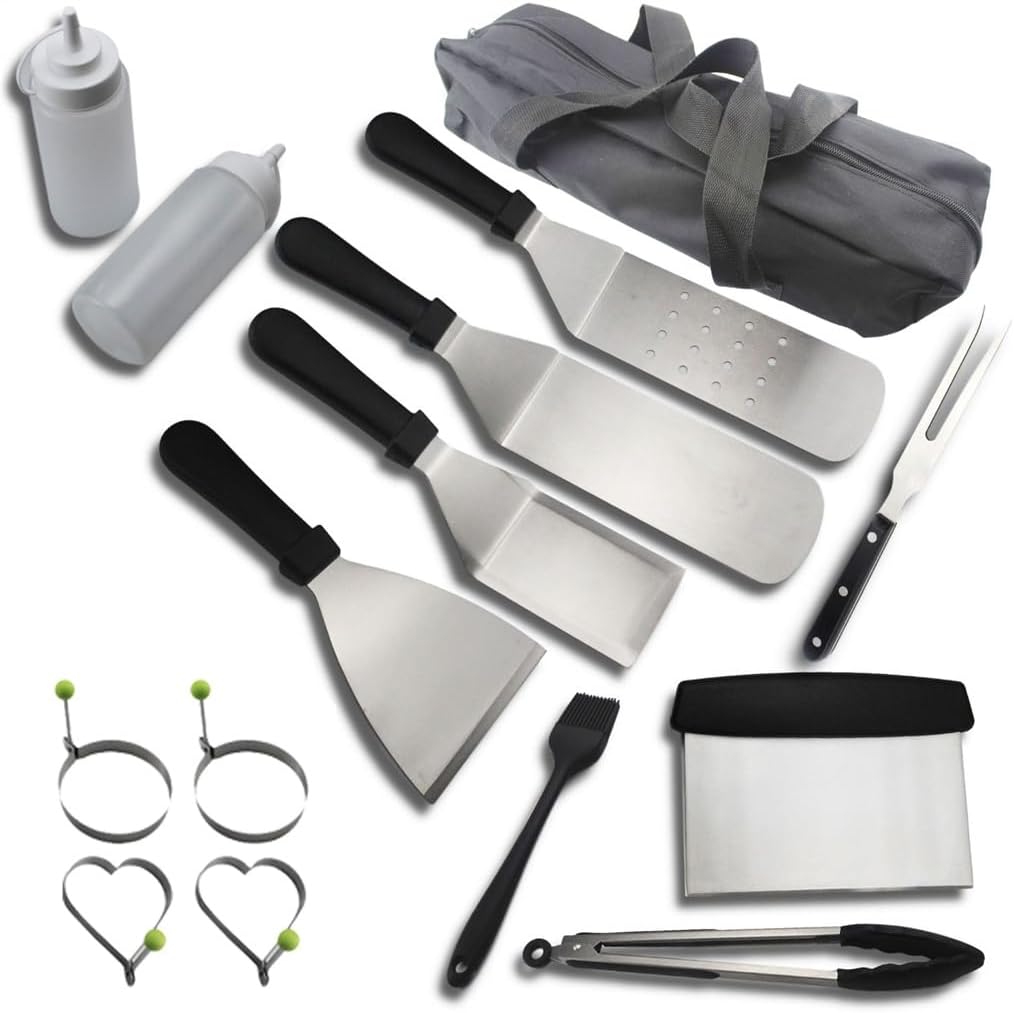 Outdoor Stainless Steel Barbecue Tools Hotel Restaurant Iron Plate Barbecue Tools