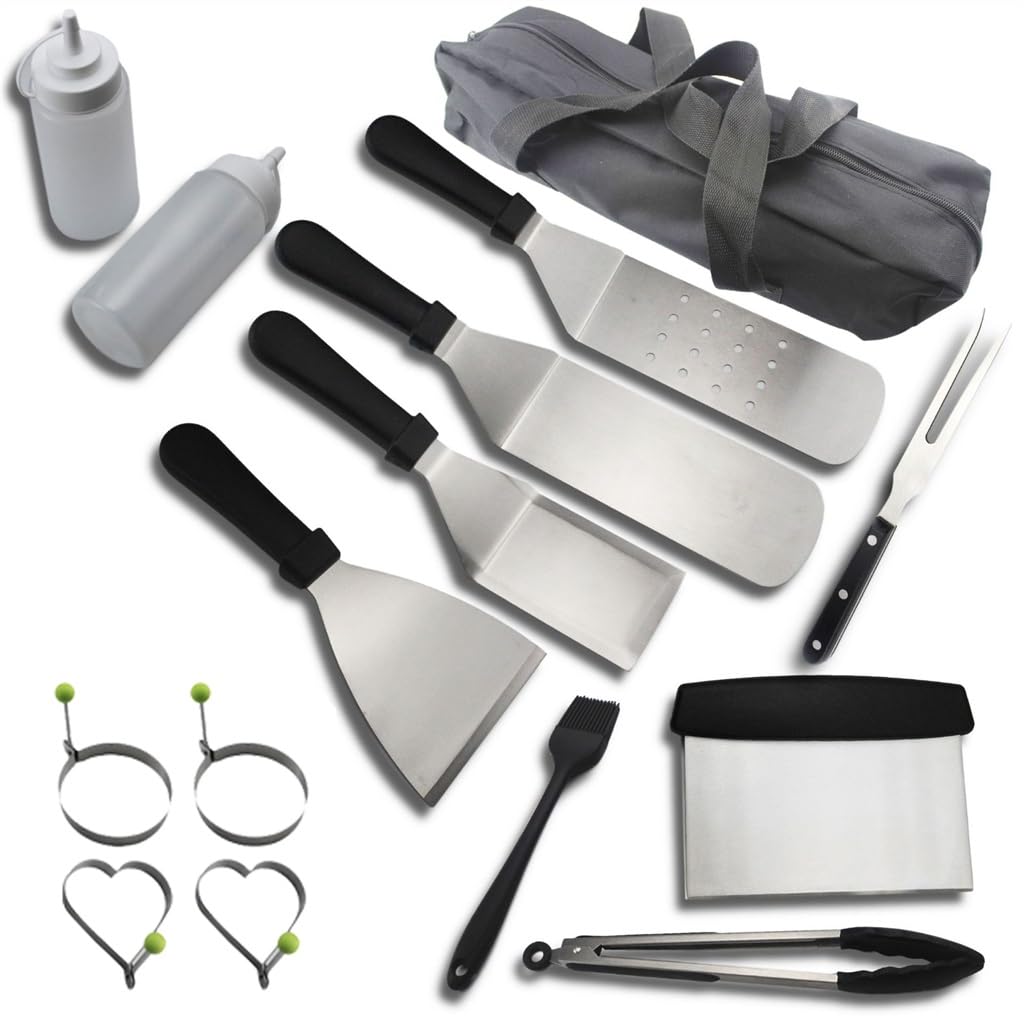 Outdoor Stainless Steel Barbecue Tools Hotel Restaurant Iron Plate Barbecue Tools