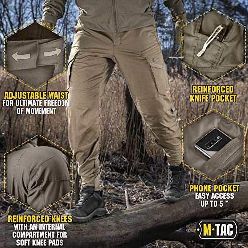 Image of M-Tac Aggressor Flex - Tactical Pants - Men Cotton with Cargo Pockets