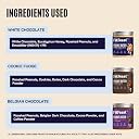 FitFeast Peanut Butter Combo, 380g Pack of 3 | White Chocolate, Belgian Chocolate & Cookie Fudge Nut Butter | No Trans Fats | Contains Dates/Honey | Antioxidant Rich | As Seen on Shark Tank gallery image
