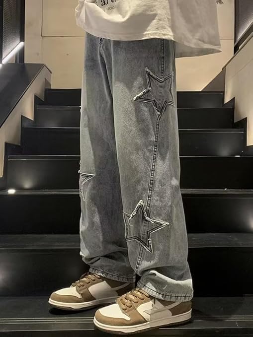 Punk Emo Jeans Vrouwen Baggy Joggers Tie Up Denim 90s Gothic Emo Cargo Broek Broek Hippie Wide Pen Pants