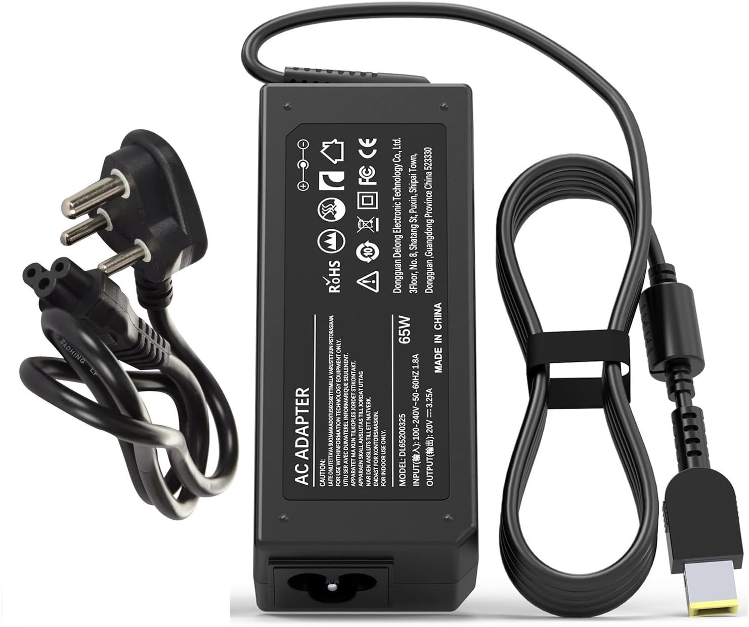 65W Laptop Charger for Lenovo ThinkPad X1 X270 X240 X240S X250