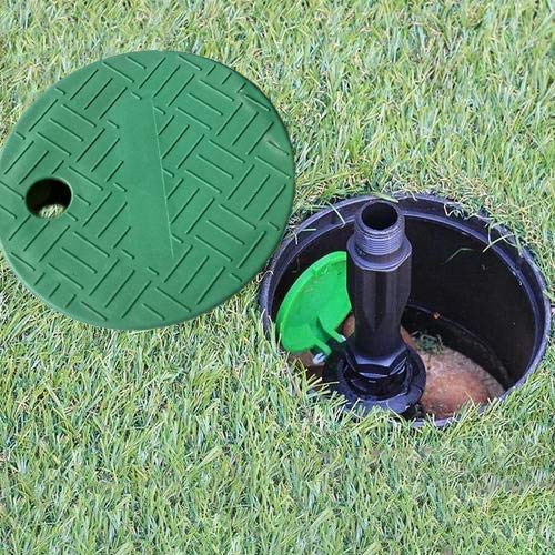Lot De 2 Couvercles De Valve D'arroseur Ronds De 15,2 Cm, Couvercles De Valve D'arrosage, Couvercles Ronds Pour Système D'irrigation