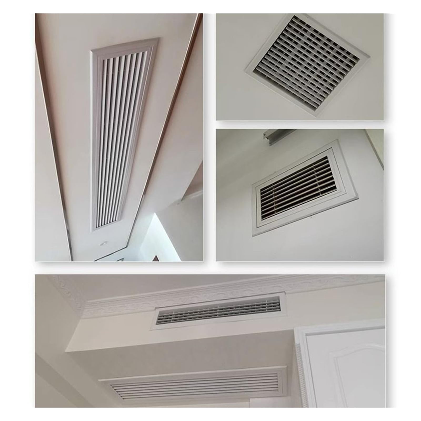 Cubiertas de ventilación de techo de pared de 150 x 150 mm, panel de acceso con puerta con filtro para un fácil acceso, placa de cubierta duradera con solapa (150 x 150 mm)