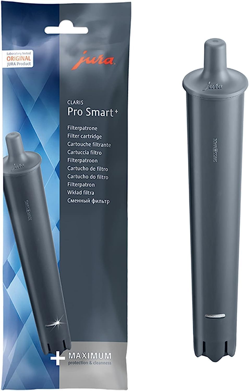 Jura Claris PRO Smart - Set di 4 filtri per l'acqua per WE6, WE8, X6, X8, GIGA X8