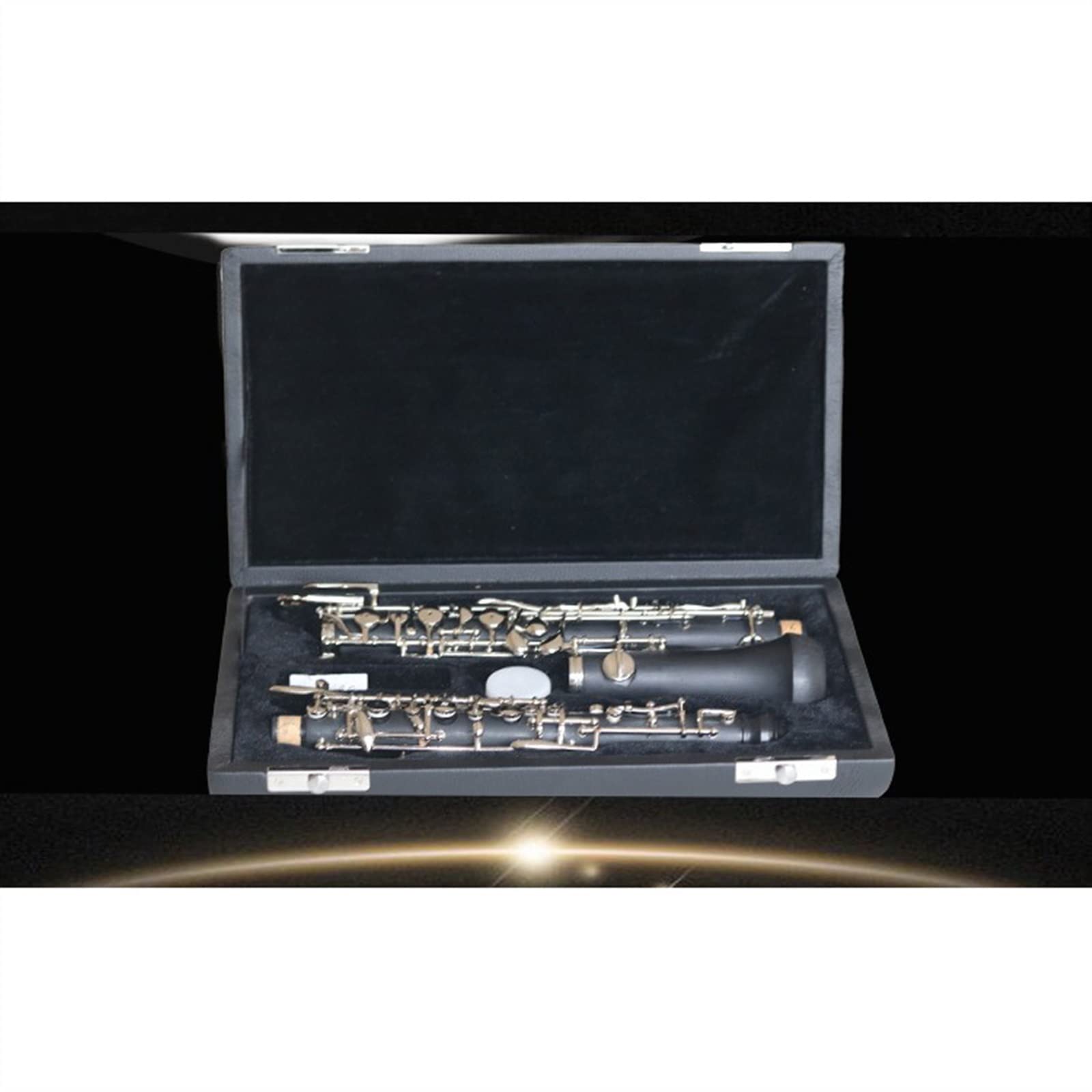 Oboe Semiautomatico Accordatura in Do Corpo in Bachelite Dura Tasti Argentati Oboe Strumento A Fiato Oboe per Principianti