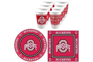 Ohio State Party Supplies Set for 16 Guests