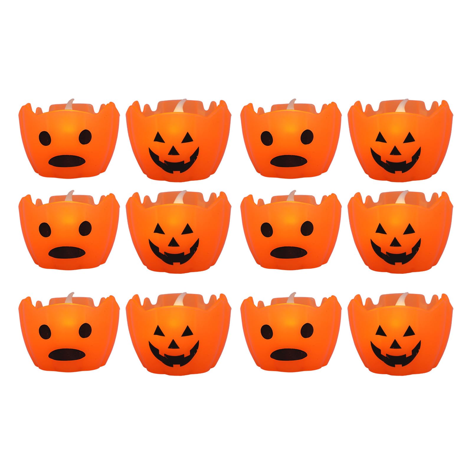 Buxuaaaa 12pcs Beautiful LED Light Decoration LED Light Halloween Ornament for Indoor and Outdoor Use Halloween Decoration