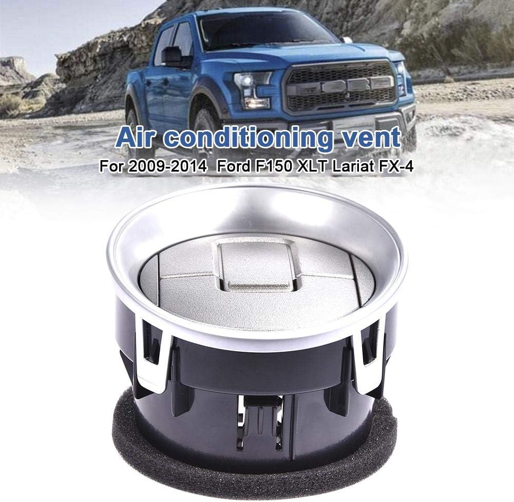 YakeHome Air Vent Duct Chrome Set for 2009-2014 Ford F150 Dashboard AC Heater judicious Fashionable First-Rate Well-Suited