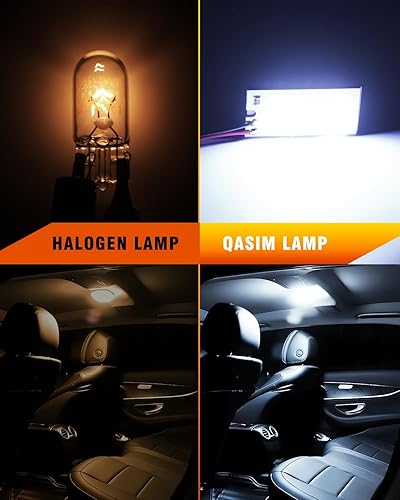 Miniatura 6 de Qasim COB 18-SMD - Lámpara de cúpula de panel LED para automóvil, placa de lectura interior de automóvil, techo de techo, lámpara con cable con