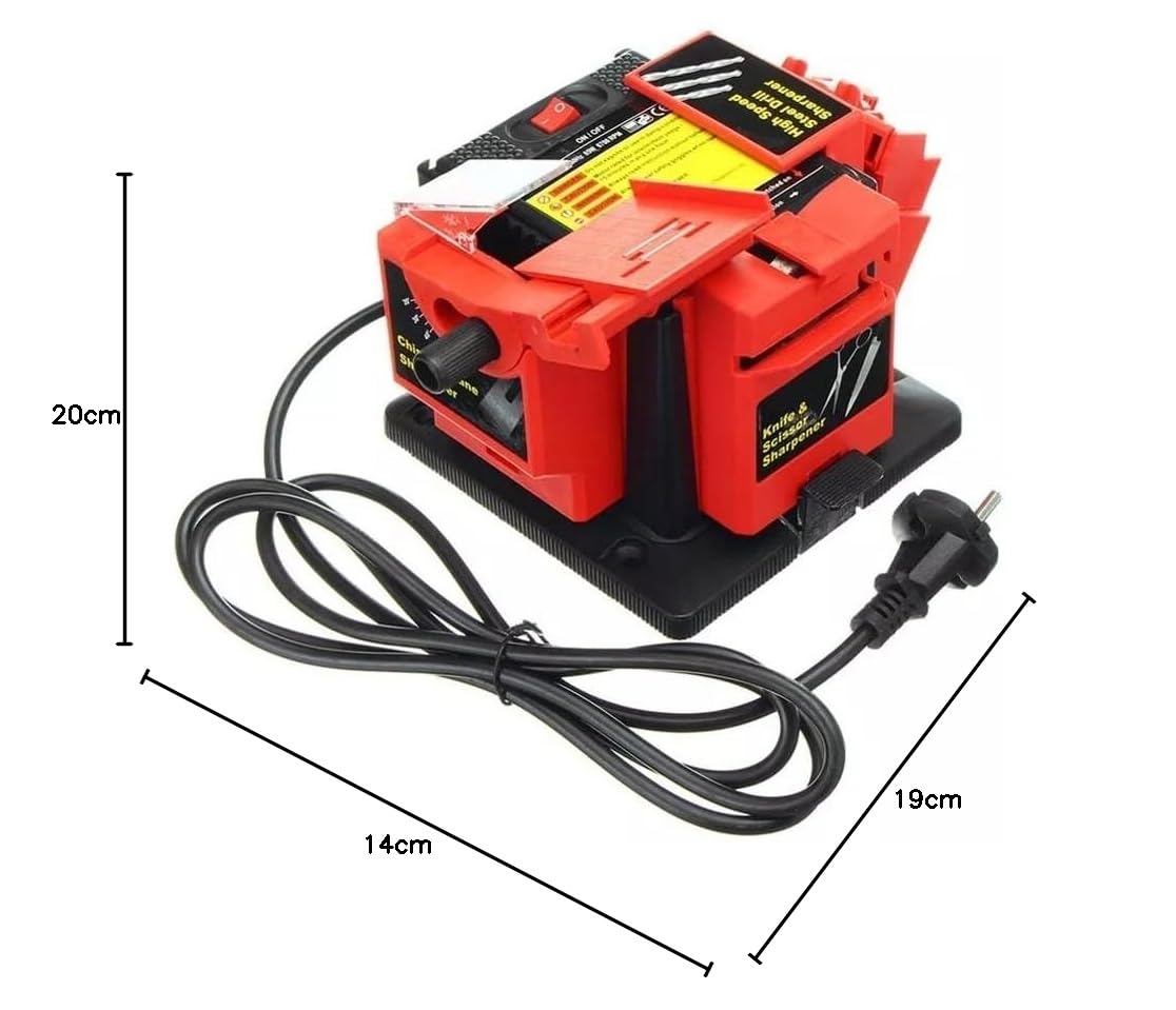 Affilatore elettrico affila coltelli forbici lame punte scalpello affilapunte