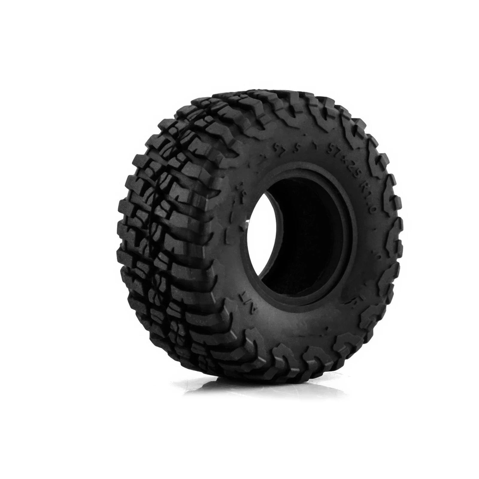 Compatible con SCX24 para AX24 TRX4M (T1017) 58 * 24mm, Todos Los Neumáticos De Rueda Súper Suaves Y Adhesivos 1,0 para 1/18 1/24 Crawler RC Car Tire