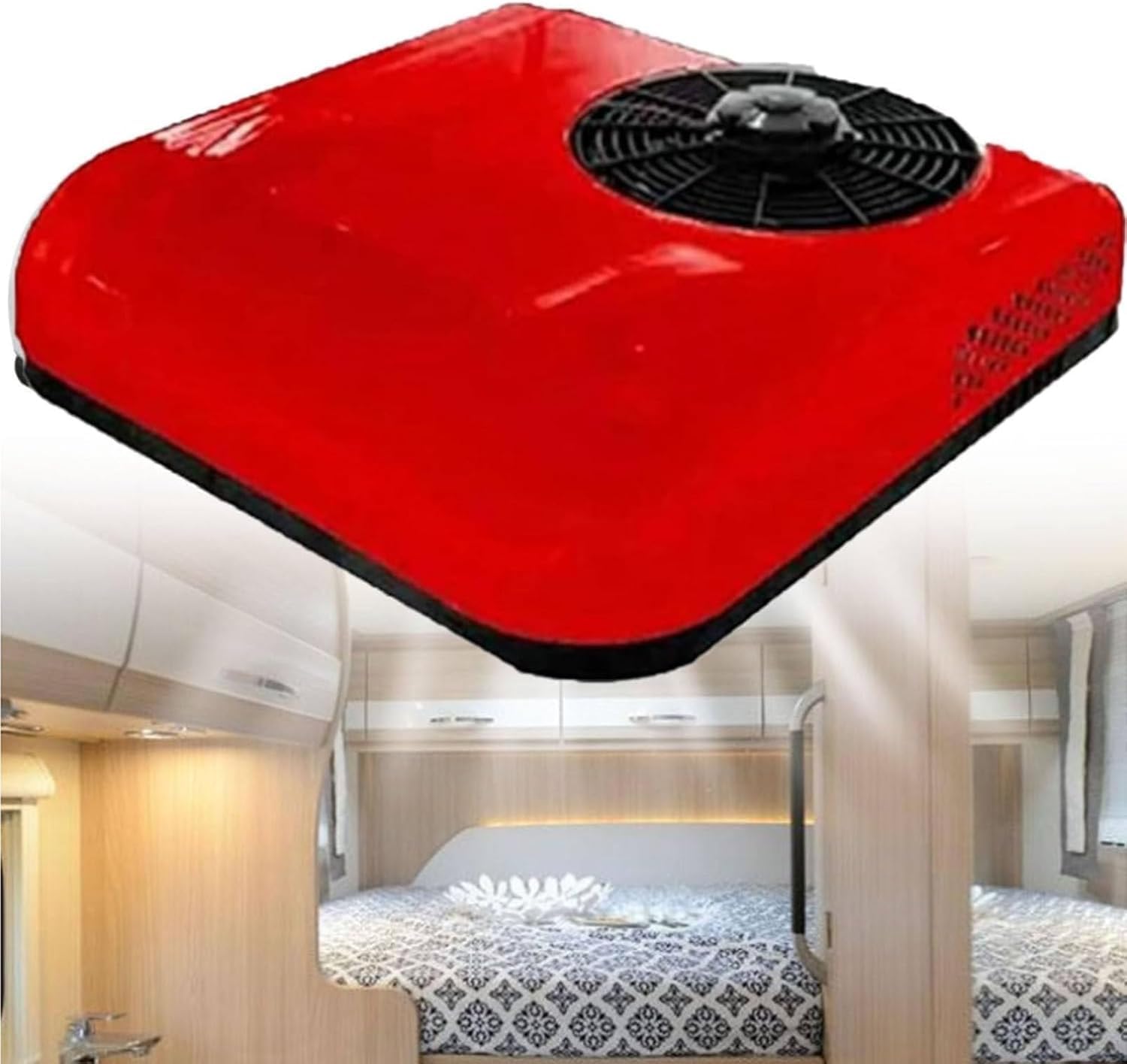 SXXAZLDP 12V 24V DC Roof Air Conditioner for Trucks, RVs, Campers, Vans, Trailers, Semi-Trailers - Portable Cooling Unit