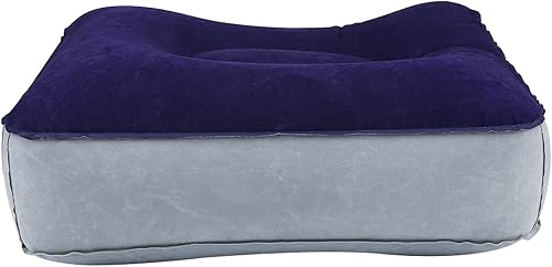 Miniatura 5 de Reposapiés de avión, almohada inflable de viaje, cama de avión de inflado rápido para niños pequeños, almohada elevadora para reposapiés para