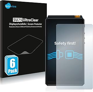 Savvies Screen Protector compatible with Hiby New R6 Protection Film Clear 6-Pack