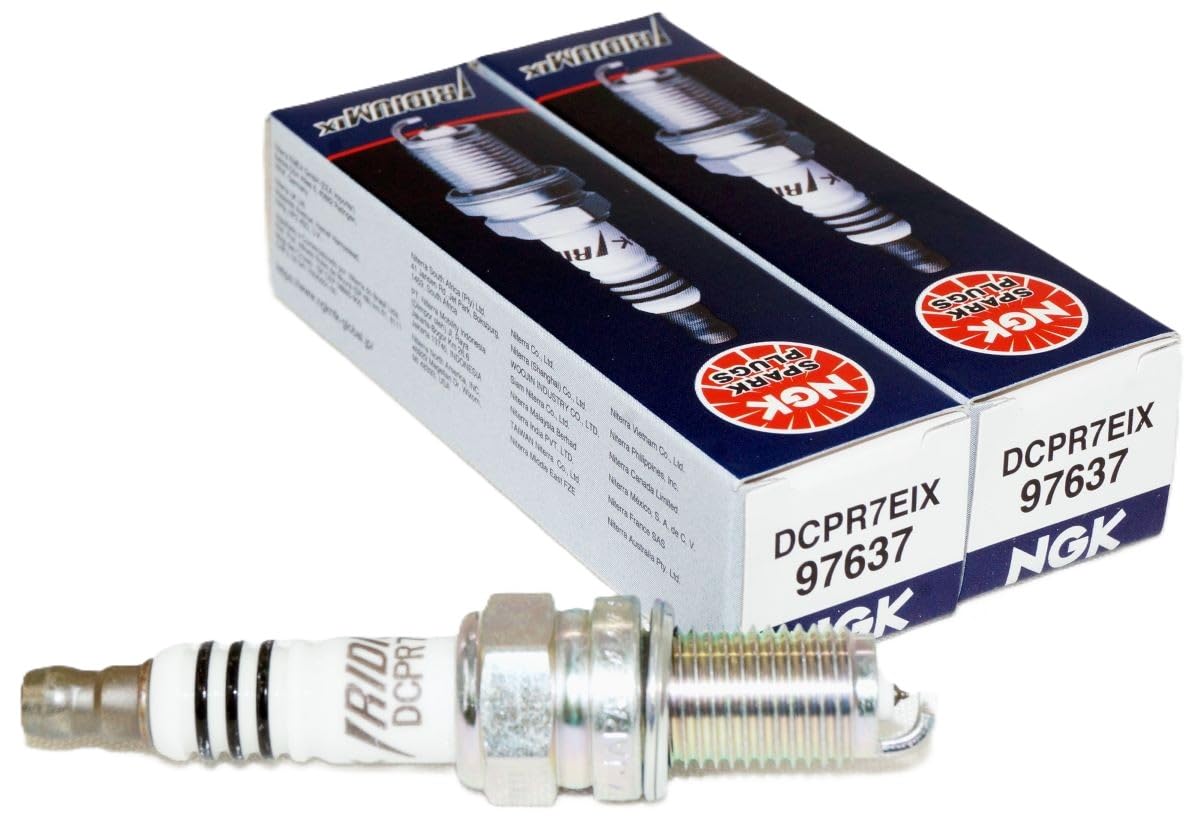 NGK Iridium IX DCPR7EIX Spark Plugs for 1999-2016 Harley Davidson Twin Cam (Pair)