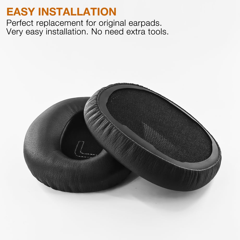 2 Uds Almohadillas para los Oídos, Almohadilla de Repuesto Universal para Auriculares W820BT W828NB, Auriculares Suaves y Cómodos, Cubierta para los Oídos de bajo Ruido