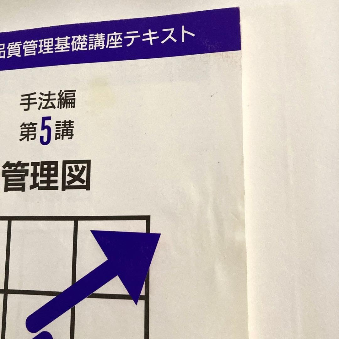 日科技連 通信教育 品質管理基礎講座 テキスト 4冊セット 通信教育 品質